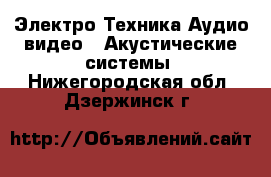 Электро-Техника Аудио-видео - Акустические системы. Нижегородская обл.,Дзержинск г.